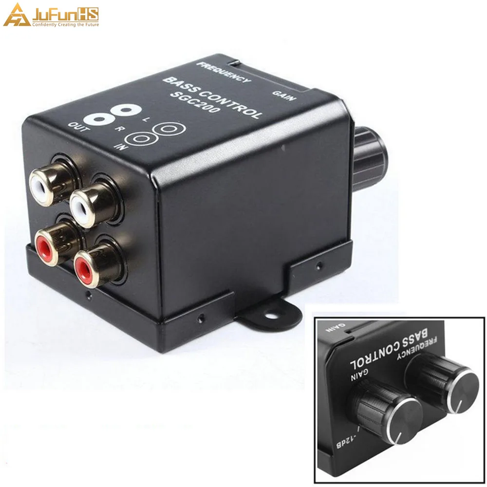 Car Remote Amplifier Bass Controller 2 RCA Gain Adjust Level Volume Control Knob Horn Audio Regulator Home Subwoofer Equalizer
Car Remote Amplifier Bass Controller 2 RCA Gain Adjust Level Volume Control Knob Horn Audio Regulator Home Subwoofer Equalizer