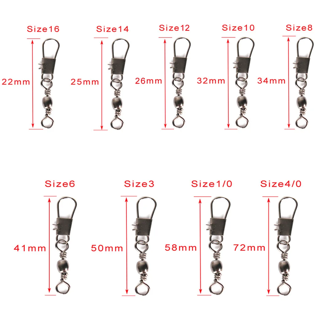 20 Pcs/lot Fishing Snap Swivel 2 Way Barrel Swivel Ring Fishhook Lure Line Connector With Beads Fishing Accessory A107
20 Pcs/lot Fishing Snap Swivel 2 Way Barrel Swivel Ring Fishhook Lure Line Connector With Beads Fishing Accessory A107