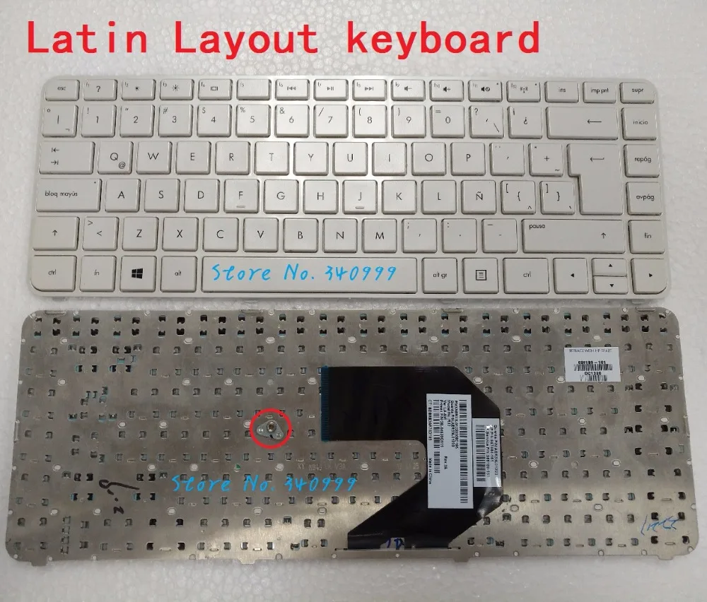 free shipping Latin new Keyboard for HP Pavilion G4-2000 G4-2100 G4-2200 G4-2300 Latin Spanish Teclado Frame
free shipping Latin new Keyboard for HP Pavilion G4-2000 G4-2100 G4-2200 G4-2300 Latin Spanish Teclado Frame