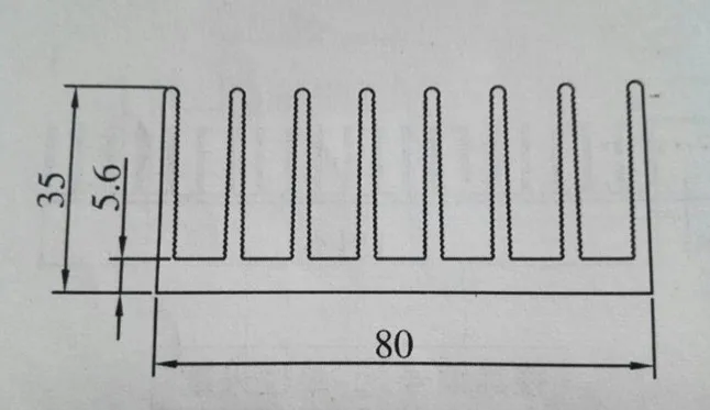 Radiator manufacturers selling aluminum radiator width 80,high35 length 100 customized processing 80*35*100mm Aluminum Heatsink
Radiator manufacturers selling aluminum radiator width 80,high35 length 100 customized processing 80*35*100mm Aluminum Heatsink