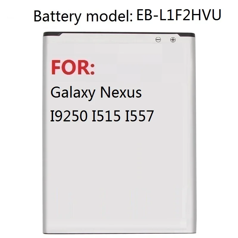 Запасная аккумуляторная батарея для Samsung Galaxy Nexus I9250 I515 I557, Оригинальная батарея для телефона 1750 мАч
Запасная аккумуляторная батарея для Samsung Galaxy Nexus I9250 I515 I557, Оригинальная батарея для телефона 1750 мАч