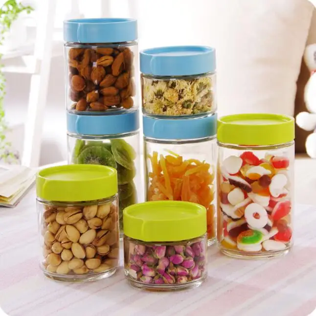 Glass Jar Dried Fruit Grains Plastic Tank Household Transparent Sealed Storage Bottles
Glass Jar Dried Fruit Grains Plastic Tank Household Transparent Sealed Storage Bottles