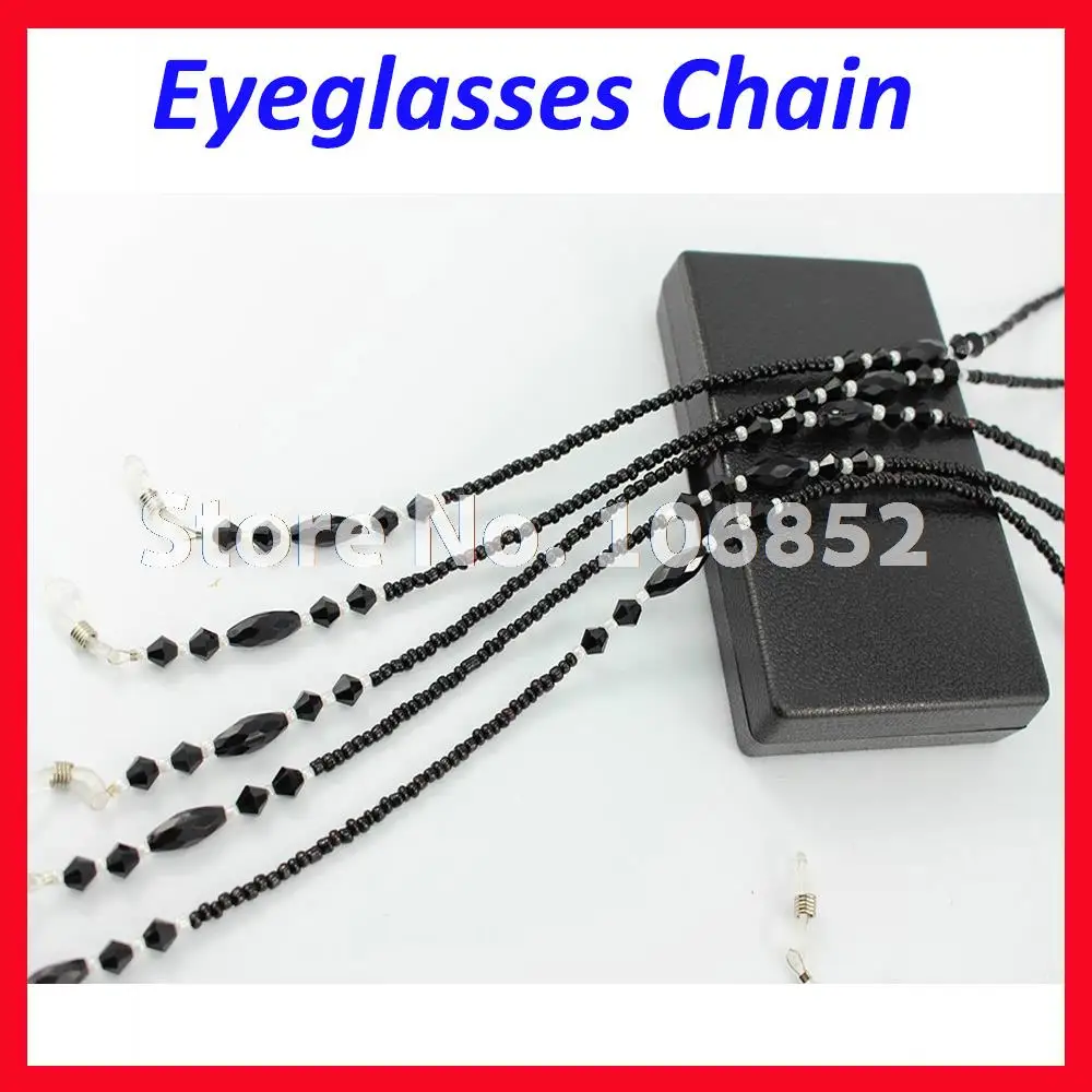 1pc Black pearl beaded glasses holder spectacle sunglasses eyeglasses chain cord eyewear tapes Free shipping
1pc Black pearl beaded glasses holder spectacle sunglasses eyeglasses chain cord eyewear tapes Free shipping