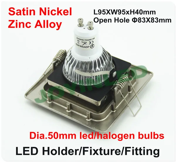 Free shipping 5pcs LED Ceiling light holders with GU10 5.3 socket satin nickel square led fixture fitting
Free shipping 5pcs LED Ceiling light holders with GU10 5.3 socket satin nickel square led fixture fitting