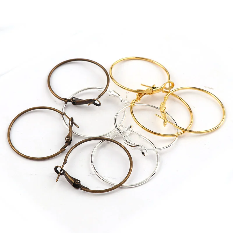 30mm Metal Super Big Circles Round Hoop Earring Pin Earnuts Ear Pad Plugging Back Stopper Setting DIY Earring Ear stud Findings
30mm Metal Super Big Circles Round Hoop Earring Pin Earnuts Ear Pad Plugging Back Stopper Setting DIY Earring Ear stud Findings
