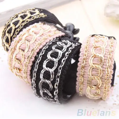 Women Girl Fashion Chain Fabrics Hair Clip Hair Barrette Ponytail Holder Buckle new
Women Girl Fashion Chain Fabrics Hair Clip Hair Barrette Ponytail Holder Buckle new