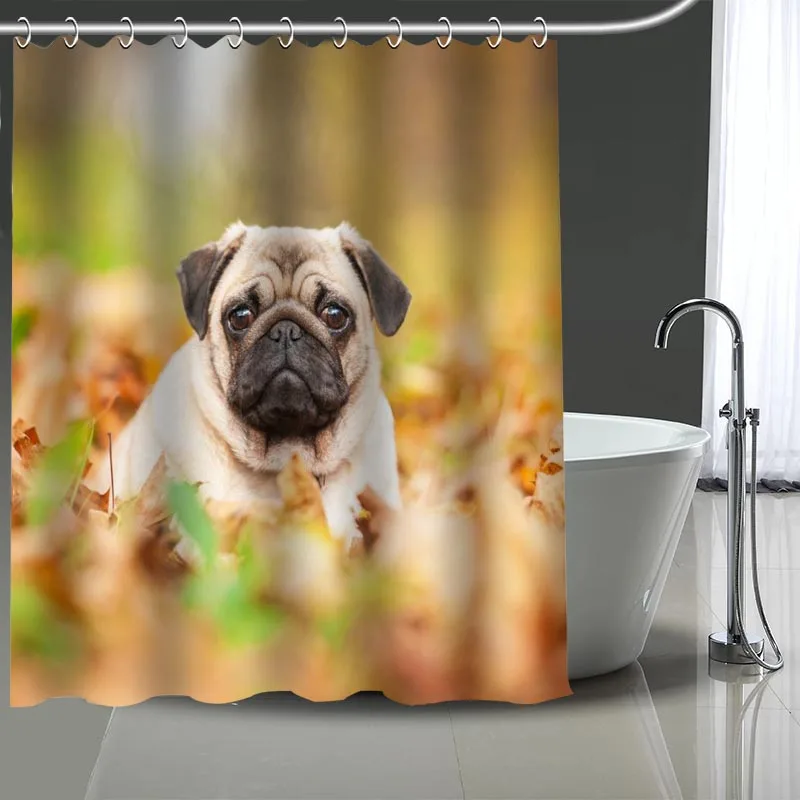 Hot pug Printing Shower Curtain Waterproof Curtains Bathroom Decor with Hooks Custom your image More size
Hot pug Printing Shower Curtain Waterproof Curtains Bathroom Decor with Hooks Custom your image More size