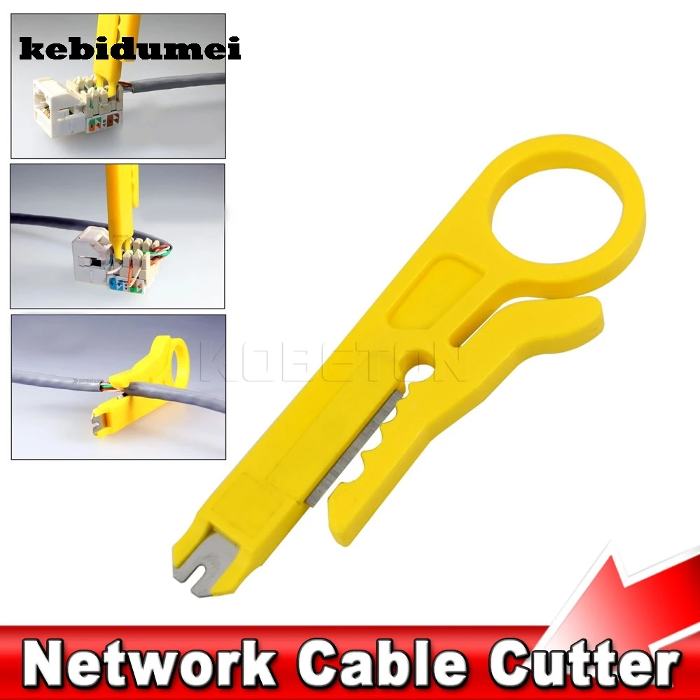 kebidumei Network UTP Cable Cutter Stripper Plier Punch Down Hand Tools Easy Use Mini Portable Simple Data Cable Wire Plier 5pcs
kebidumei Network UTP Cable Cutter Stripper Plier Punch Down Hand Tools Easy Use Mini Portable Simple Data Cable Wire Plier 5pcs
