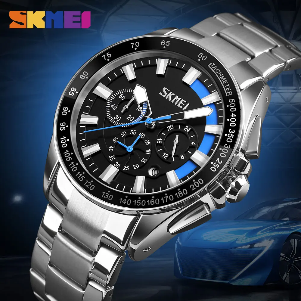 Watches SKMEI Watch Men Fashion Sports Quartz Clock Mens Watches Top Brand Luxury Business Waterproof Watch Relogio Masculino
Watches SKMEI Watch Men Fashion Sports Quartz Clock Mens Watches Top Brand Luxury Business Waterproof Watch Relogio Masculino