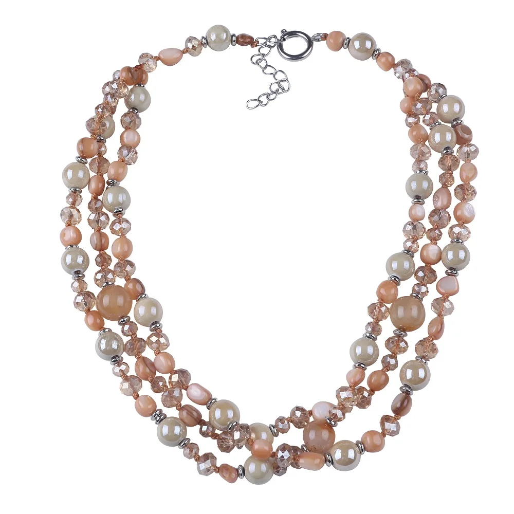 New design romantic champagne crystal necklace fashion jewellery for woman and holiday
New design romantic champagne crystal necklace fashion jewellery for woman and holiday