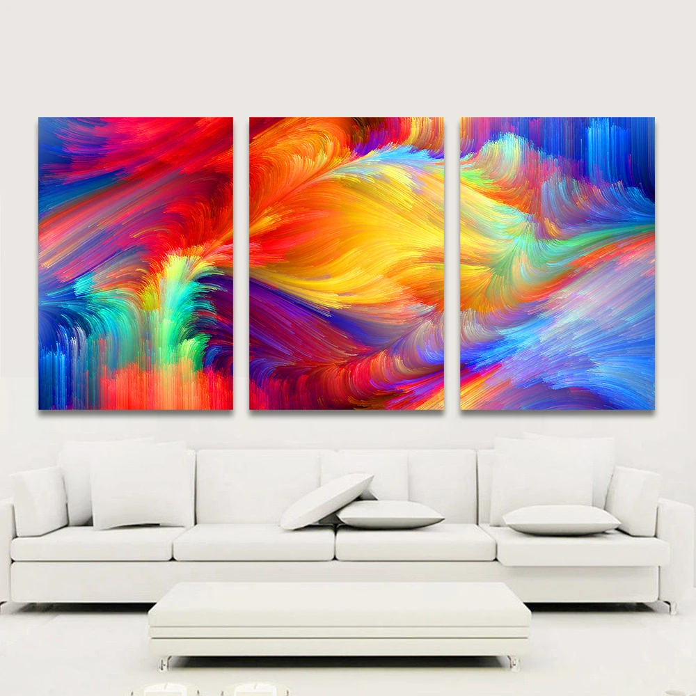 3 Pieces Modern Canvas Abstract Art Oil Painting The Pattern Of The Color Wall Pictures for Living Room Home Decor
3 Pieces Modern Canvas Abstract Art Oil Painting The Pattern Of The Color Wall Pictures for Living Room Home Decor