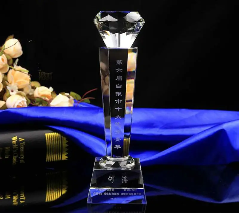 High quality!25cm Diamond Tops Crystal Trophy Cup Encourage Souvenir for Championship,Free shipping!
High quality!25cm Diamond Tops Crystal Trophy Cup Encourage Souvenir for Championship,Free shipping!