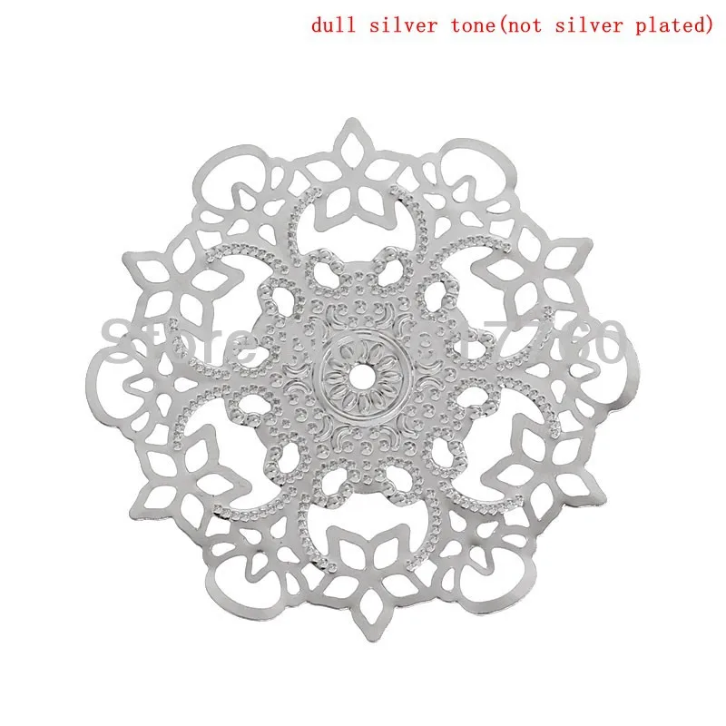 Free shipping-50Pcs Jewelry Wraps Connectors Findings DIY Connectors Flower Silver Tone Hollow 5.6cm x 5.5cm J0543
Free shipping-50Pcs Jewelry Wraps Connectors Findings DIY Connectors Flower Silver Tone Hollow 5.6cm x 5.5cm J0543