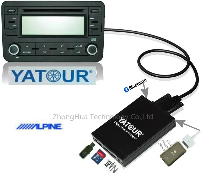 Yatour YTM07 для Alpine M-bus и Honda/Acura 92-97 CDC Music Digital USB SD AUX Bluetooth ipod iphone
Yatour YTM07 для Alpine M-bus и Honda/Acura 92-97 CDC Music Digital USB SD AUX Bluetooth ipod iphone