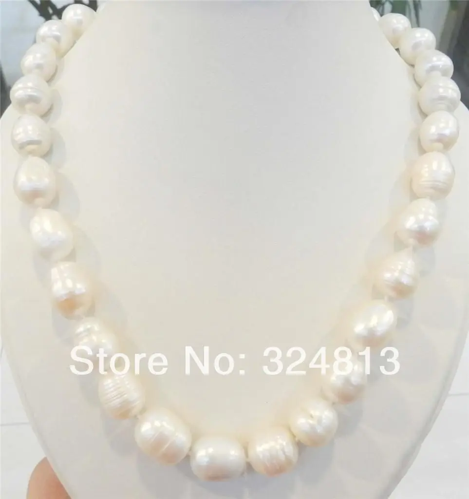 Free Shipping free shipping BIG RICE SHAPE 12-13MM WHITE REAL NATURAL PEARL NECKLACE 17"
Free Shipping free shipping BIG RICE SHAPE 12-13MM WHITE REAL NATURAL PEARL NECKLACE 17"