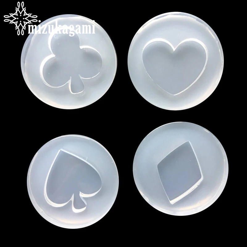 1pcs UV Resin Jewelry Liquid Silicone Mold Poker Icons Resin Charms Molds For DIY Intersperse Decorate Making Molds
1pcs UV Resin Jewelry Liquid Silicone Mold Poker Icons Resin Charms Molds For DIY Intersperse Decorate Making Molds