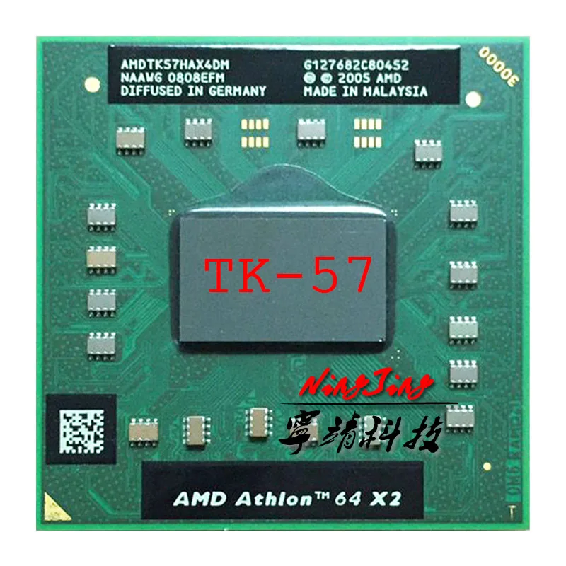 AMD Athlon 64 X2 TK 57 TK57 1 9 ГГц двухъядерный двухпоточный процессор AMDTK57HAX4DM разъем