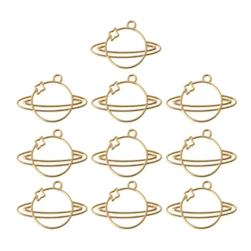 10Pcs Planet UV Blank Frame Pendant Open Bezel Setting Resin Earring Jewelry DIY Making Craft Accessory
10Pcs Planet UV Blank Frame Pendant Open Bezel Setting Resin Earring Jewelry DIY Making Craft Accessory