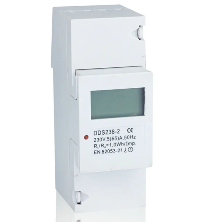 Однофазный счетчик электроэнергии на Din-рейку, DDS238-2 5(65)A, 230 В, 50 Гц, с ЖК-дисплеем
Однофазный счетчик электроэнергии на Din-рейку, DDS238-2 5(65)A, 230 В, 50 Гц, с ЖК-дисплеем