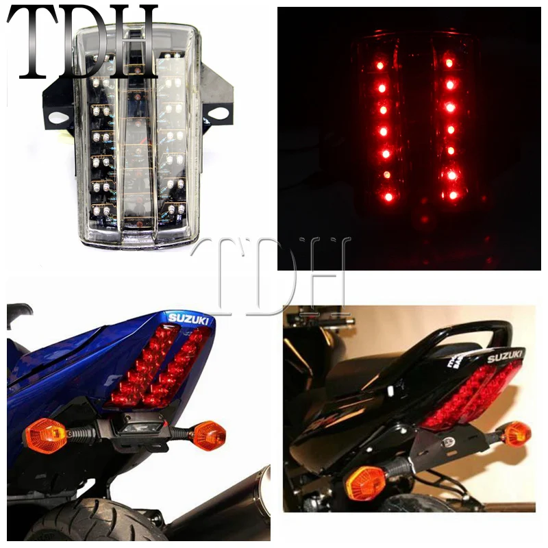 Motorcycles with Integrated LED Tail Light Red Brake Lamp Amber Turn Signal Indicator For SUZUKI SV650 SV1000 2003-2008
Motorcycles with Integrated LED Tail Light Red Brake Lamp Amber Turn Signal Indicator For SUZUKI SV650 SV1000 2003-2008