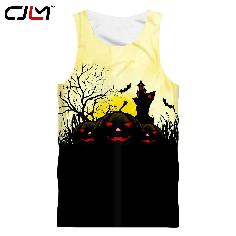 CJLM Halloween Horrible Red Eye Pumpkin Man Tank Top 3D Printed Men's Best Selling Vest Free Shipping TankTop
CJLM Halloween Horrible Red Eye Pumpkin Man Tank Top 3D Printed Men's Best Selling Vest Free Shipping TankTop