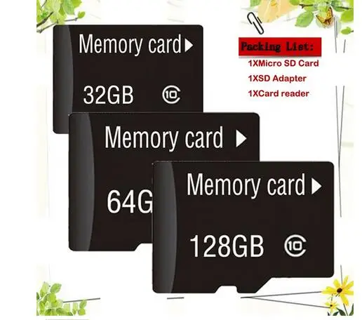 

Wholesale Memory Cards Micro SD Card 1GB 2GB 4GB 8GB 16GB 32GB class 10 Microsd TF card Pen drive Flash + Adapter 50piece/1bag