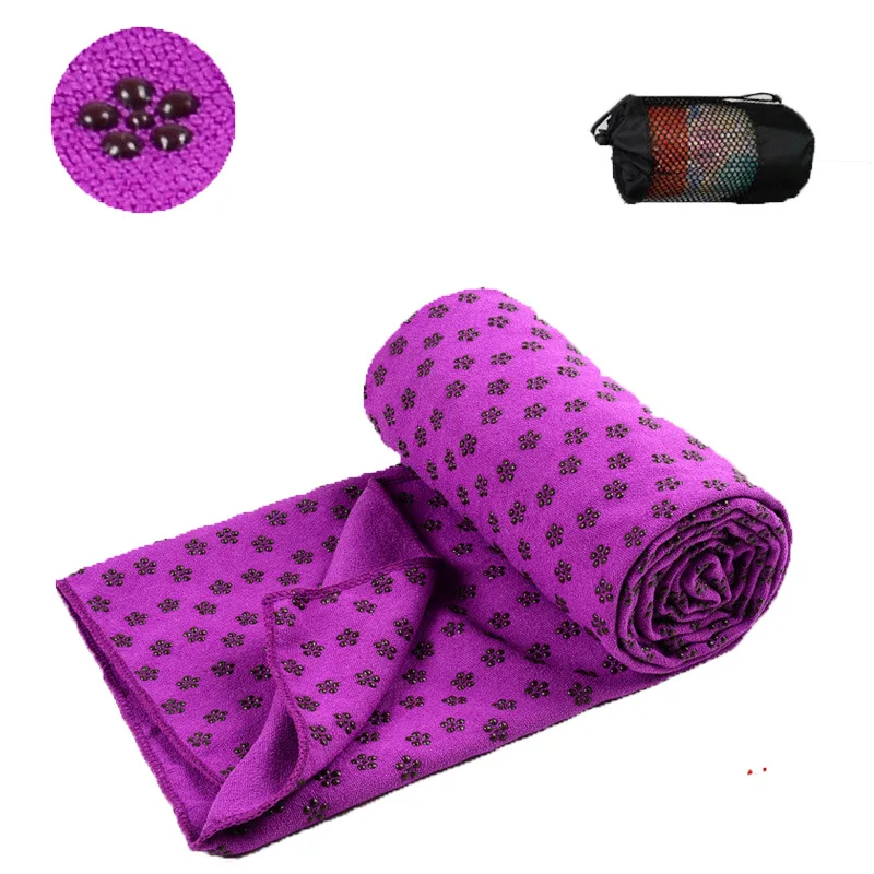 Superfine fiber Yoga towel Environmental plastic anti-slip point yoga mat with Net bag
Superfine fiber Yoga towel Environmental plastic anti-slip point yoga mat with Net bag