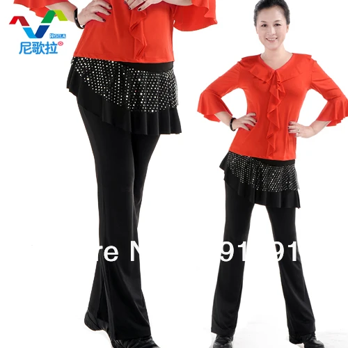Square dance clothes culottes adult Latin dance trousers dance pants belly dance costume bottoms
Square dance clothes culottes adult Latin dance trousers dance pants belly dance costume bottoms