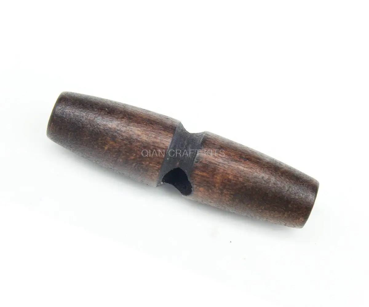 120pcs brown Wood Toggle Button Natural Wooden Sewing Accessory 50x15mm Large Wood Toggle Buttons with hole Sewing Buttons
120pcs brown Wood Toggle Button Natural Wooden Sewing Accessory 50x15mm Large Wood Toggle Buttons with hole Sewing Buttons