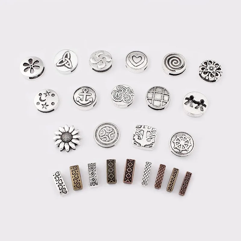10pcs Antique Silver Color Wheel Spacers Adapters Slider Spacer Jewelry Material For Jewelry Making For 10*2mm Leather Cord
10pcs Antique Silver Color Wheel Spacers Adapters Slider Spacer Jewelry Material For Jewelry Making For 10*2mm Leather Cord