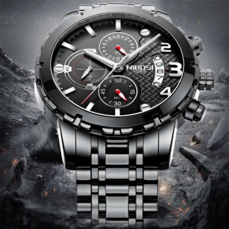 NIBOSI Men Watch Top Brand Famous Fashion Watches Military Quartz Wrist Watches Hot Clock Male Sports Relogio Masculino
NIBOSI Men Watch Top Brand Famous Fashion Watches Military Quartz Wrist Watches Hot Clock Male Sports Relogio Masculino