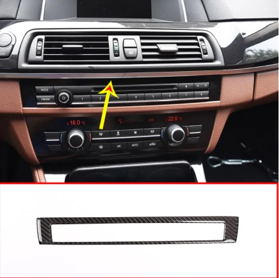 Real Carbon Fiber For BMW 5 Series F10 F18 520 2011-2017 Car Center CD Mode Decoration Frame Stickers Auto Accessories
Real Carbon Fiber For BMW 5 Series F10 F18 520 2011-2017 Car Center CD Mode Decoration Frame Stickers Auto Accessories