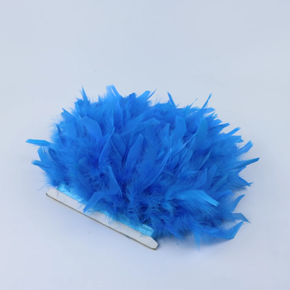 10 yard/lot lake blue turkey feather trims 15-20 cm Dyed chicken feather ribbons trimming feather fringes strip
10 yard/lot lake blue turkey feather trims 15-20 cm Dyed chicken feather ribbons trimming feather fringes strip