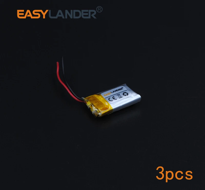 3pcs/Lot 3.7V 85mAh 501020 Rechargeable li Polymer Li-ion Battery For bluetooth headset mouse Bracelet Wrist Watch 051020
3pcs/Lot 3.7V 85mAh 501020 Rechargeable li Polymer Li-ion Battery For bluetooth headset mouse Bracelet Wrist Watch 051020
