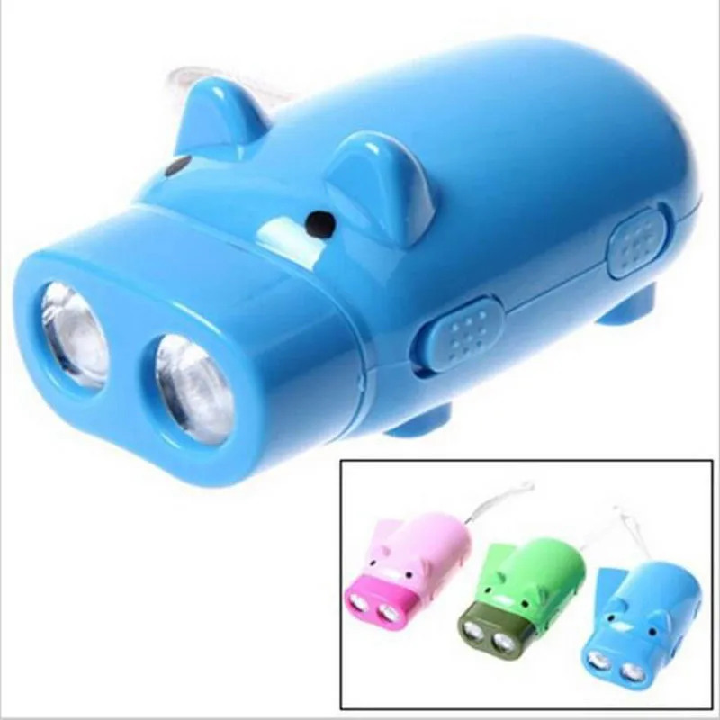 1x Portable Outdoor Camping Emergency Lovely Luminous Toys Pig Shaped Hand Pressure Pressing Power 2 LED Dynamo Torch Flashlight
1x Portable Outdoor Camping Emergency Lovely Luminous Toys Pig Shaped Hand Pressure Pressing Power 2 LED Dynamo Torch Flashlight