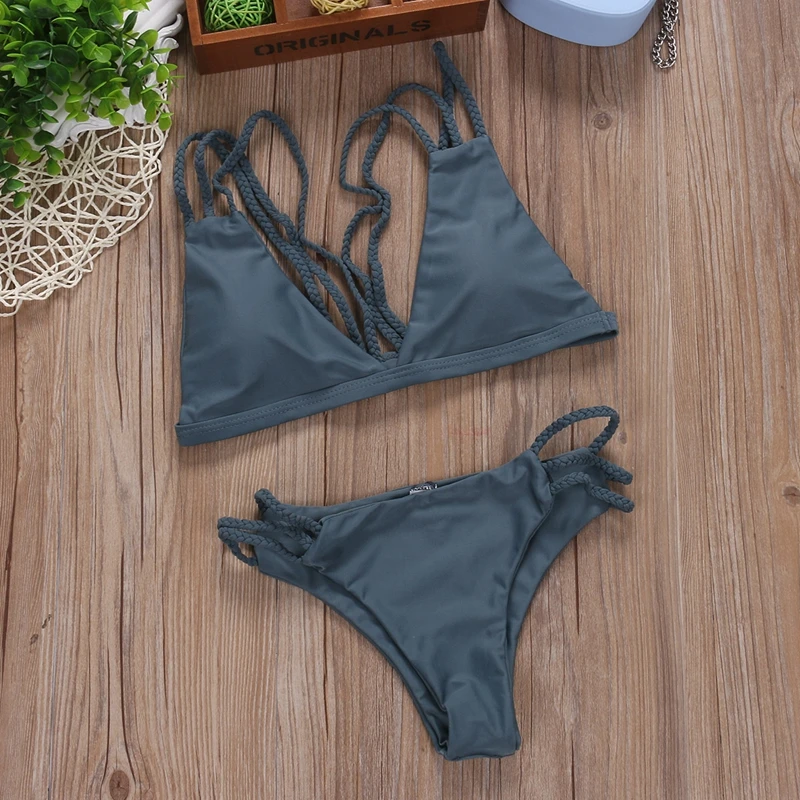 New Summer Sexy Women Bikini Set Push-up Padded Bra Swimsuit Swimwear Triangle Bathing Suit Beachwear
New Summer Sexy Women Bikini Set Push-up Padded Bra Swimsuit Swimwear Triangle Bathing Suit Beachwear