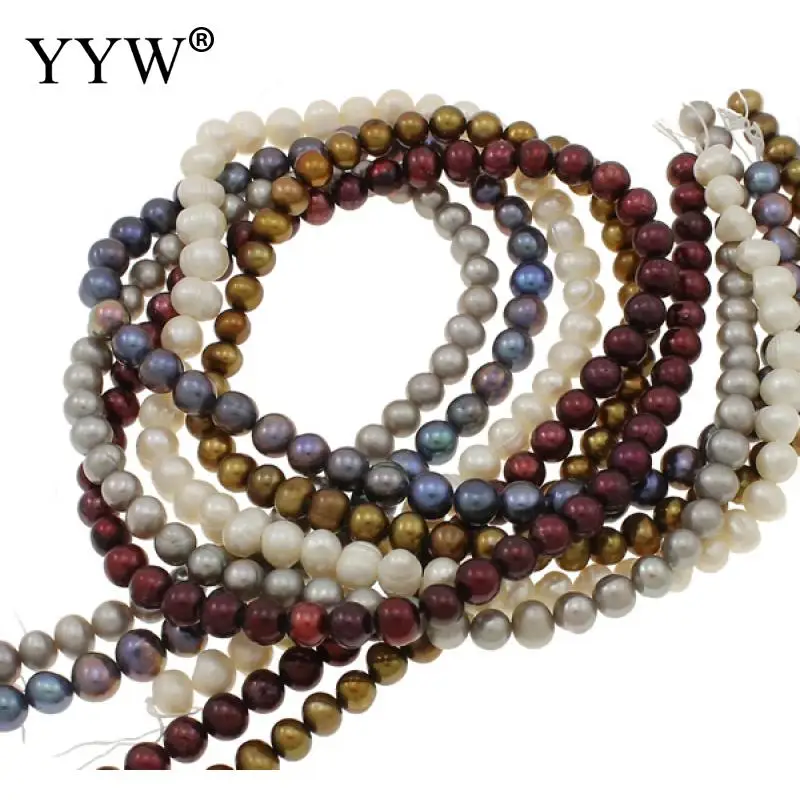 Cultured Potato Freshwater Pearl Beads mixed colors 6-7mm Approx 0.8mm Approx 16.5 Inch Sold By 50pcs/Bag
Cultured Potato Freshwater Pearl Beads mixed colors 6-7mm Approx 0.8mm Approx 16.5 Inch Sold By 50pcs/Bag