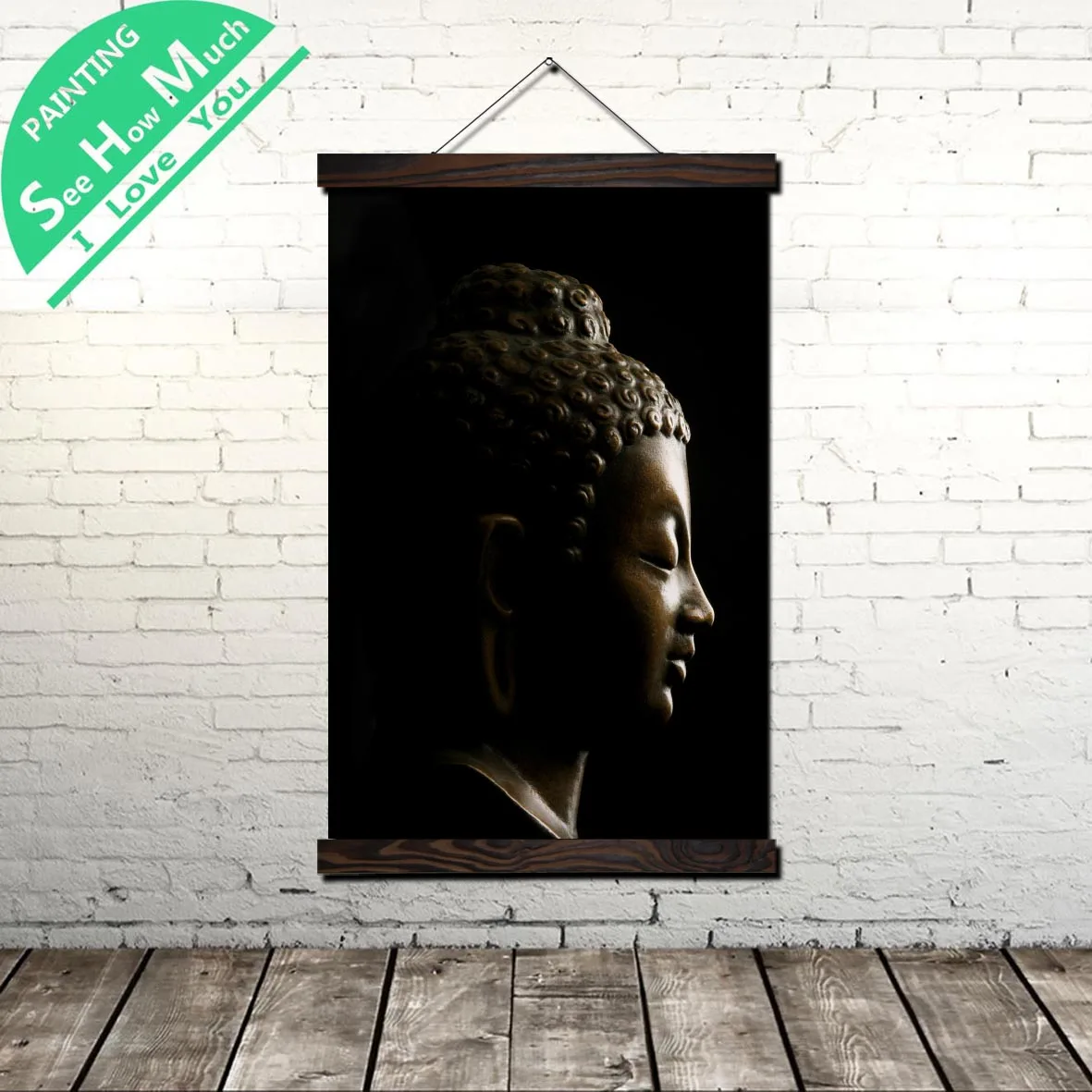 Buddha Head In the Dark Scroll Painting Canvas Vintage Poster and Prints Wall Art Pictures Bedroom Farmhouse Decoration
Buddha Head In the Dark Scroll Painting Canvas Vintage Poster and Prints Wall Art Pictures Bedroom Farmhouse Decoration