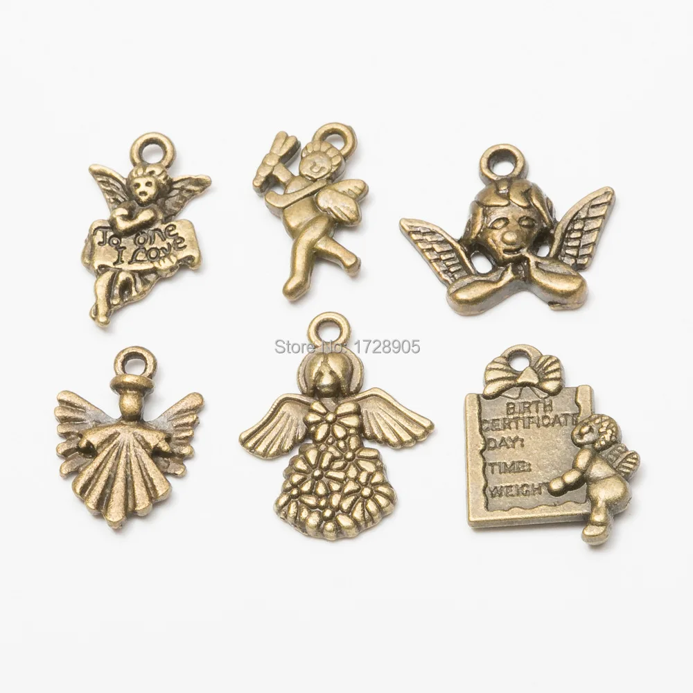 Charms Baby Angel Cupid Charm Fairy Antique Bronze Plated Pendants Making DIY Handmade Tibetan Silver Finding Jewelry 10 pcs
Charms Baby Angel Cupid Charm Fairy Antique Bronze Plated Pendants Making DIY Handmade Tibetan Silver Finding Jewelry 10 pcs