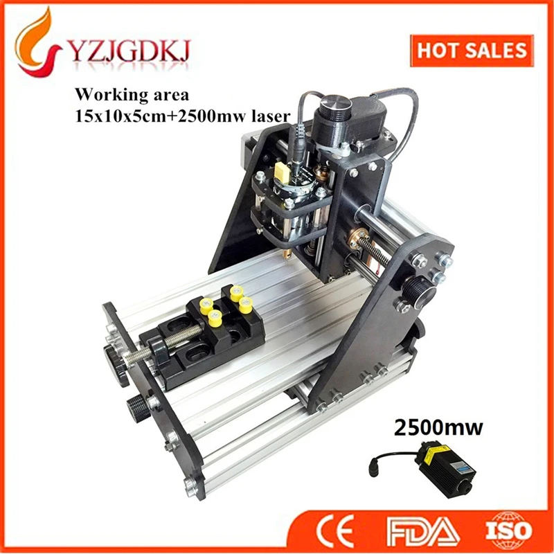CNC 1510+2500mw laser GRBL control Diy high power laser engraving CNC machine,3 Axis pcb Milling machine,Wood Router+2.5w laser
CNC 1510+2500mw laser GRBL control Diy high power laser engraving CNC machine,3 Axis pcb Milling machine,Wood Router+2.5w laser