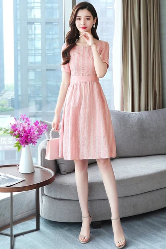 2019 A-line Loose Women Dress Casual Brief Fashion Summer Dress Striped High Waist Zip Korean Knee-length Vintage Dress
2019 A-line Loose Women Dress Casual Brief Fashion Summer Dress Striped High Waist Zip Korean Knee-length Vintage Dress