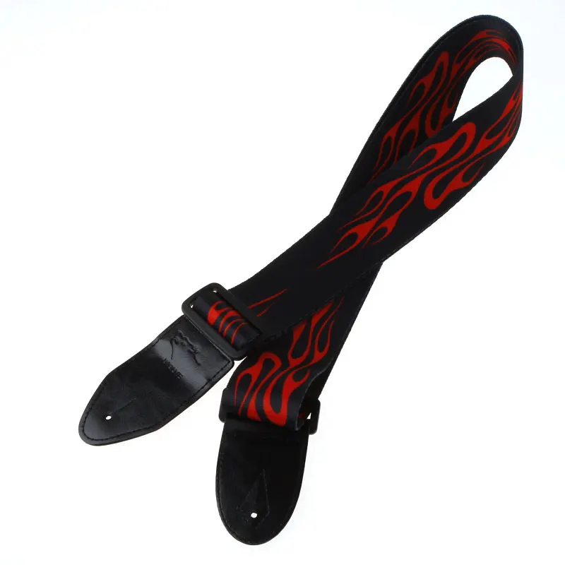 Jacquard Strap with Leather Ends Adjustable Buckle Electric Acoustic Strap Red Flame Print for All Kinds Guitar
Jacquard Strap with Leather Ends Adjustable Buckle Electric Acoustic Strap Red Flame Print for All Kinds Guitar