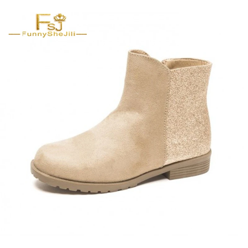 shoes women flats heel ankle boots zipper party fashion Khaki Casual Boots Round Toe Sparkly Short Boots big size US 14 16 FSJ
shoes women flats heel ankle boots zipper party fashion Khaki Casual Boots Round Toe Sparkly Short Boots big size US 14 16 FSJ