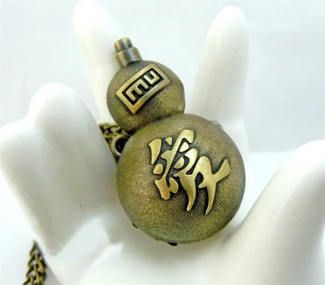 New Arrival Love calabash Pendant Antique Chain Necklace Quartz Bronze pocket watch 12pcs/lot Pormotional Gift Free Shipping
New Arrival Love calabash Pendant Antique Chain Necklace Quartz Bronze pocket watch 12pcs/lot Pormotional Gift Free Shipping