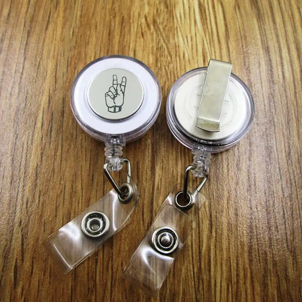 Asl K ID Badge Reel for Docter Nurse Teacher Student retractable recoil id badge holder work fun
Asl K ID Badge Reel for Docter Nurse Teacher Student retractable recoil id badge holder work fun