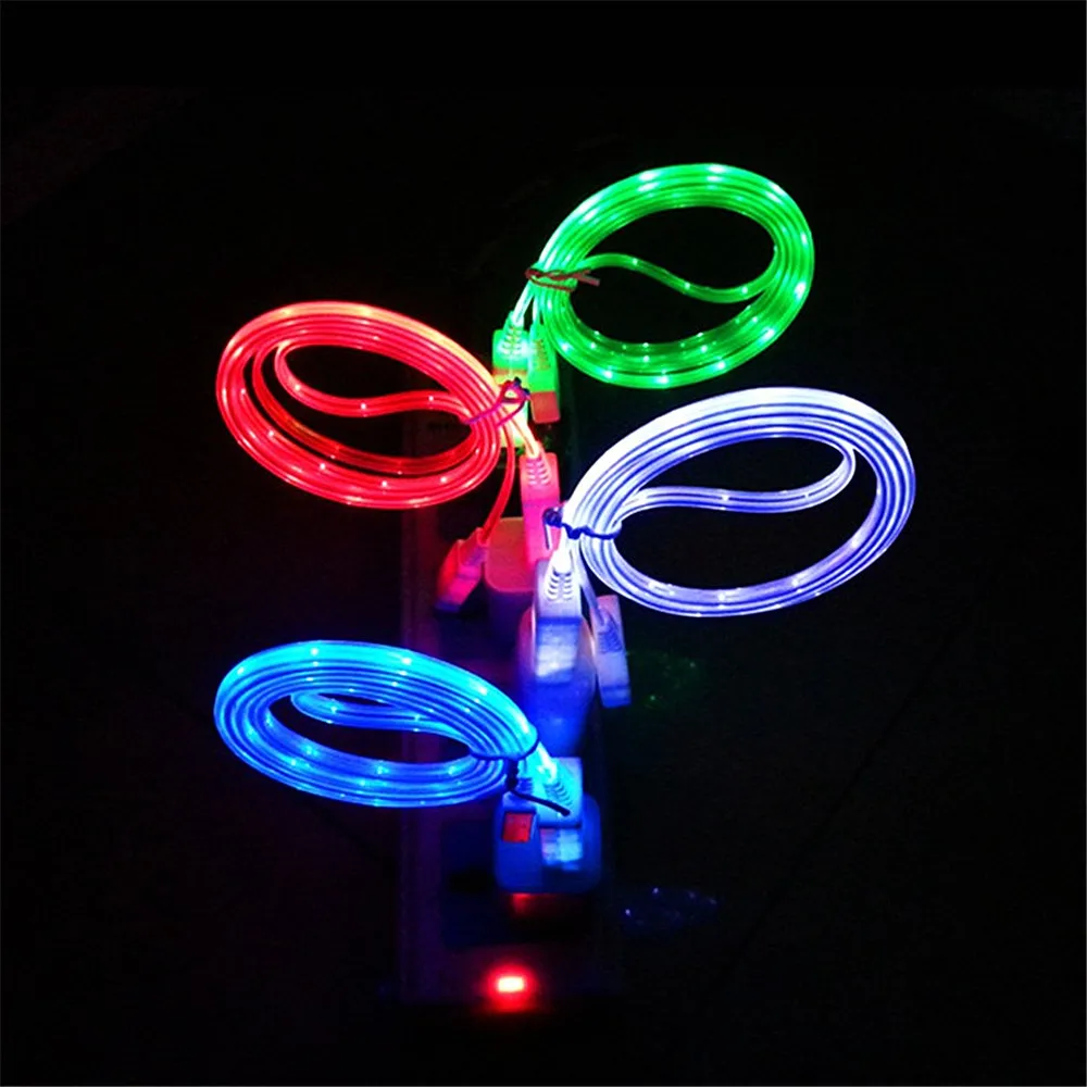 USB Bright Data Line Cable Colorful emitting Charge Wire Led Luminous Tube USB Charging Cable 1M For iPhone X 11 Pro Android LED
USB Bright Data Line Cable Colorful emitting Charge Wire Led Luminous Tube USB Charging Cable 1M For iPhone X 11 Pro Android LED
