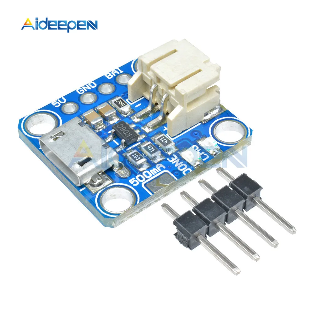 Micro-Lipo Micro-B USB Battery Charger Charging Board Module Lithium LiIon Micro USB For LiPoLiIon v1 Sensor 5V 3.7V 4.2V
Micro-Lipo Micro-B USB Battery Charger Charging Board Module Lithium LiIon Micro USB For LiPoLiIon v1 Sensor 5V 3.7V 4.2V