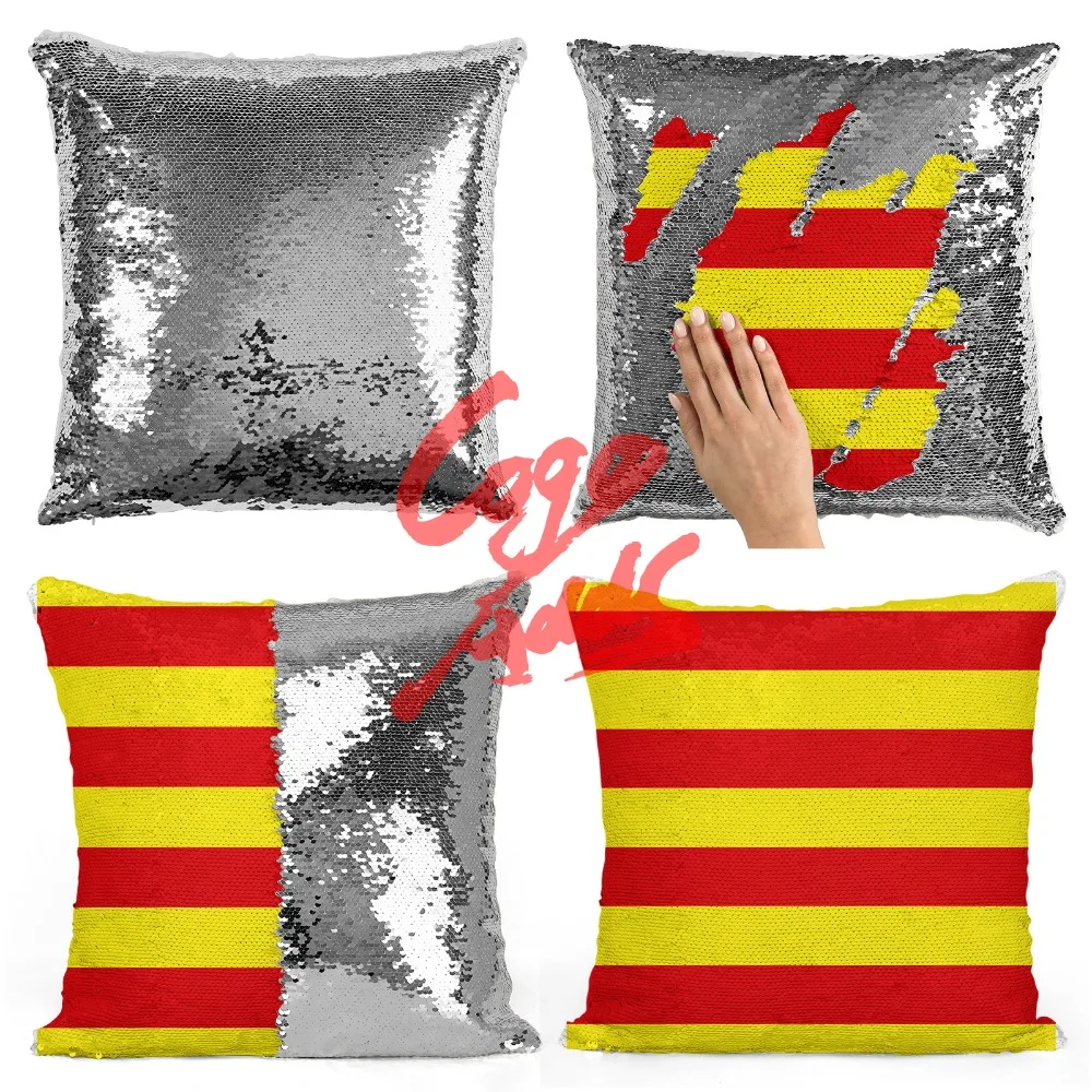 Catalonia decorative throw pillows reversible mermaid sequin pillow case cover dropshipping
Catalonia decorative throw pillows reversible mermaid sequin pillow case cover dropshipping