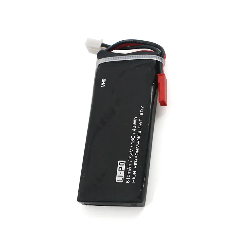 ЕС Подключите USB Charger 7.4 В 610 мАч 15C 4.5wh lipo Батарея x4 h502s h502e RC Quadcopter запасной Запчасти