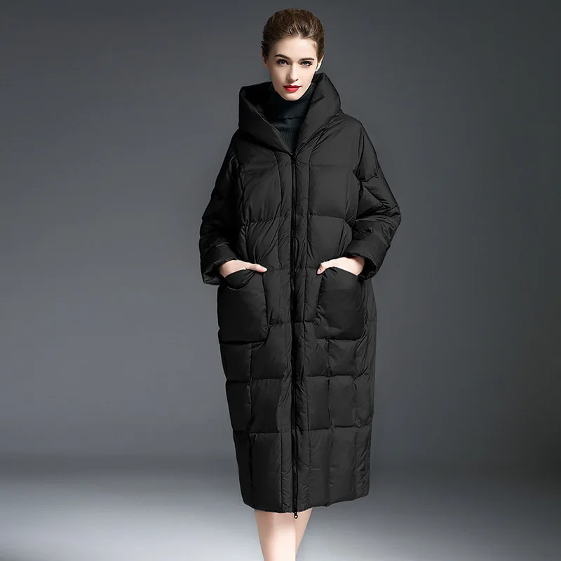 Winter women's fashion down coat hooded 90% white duck down light down jacket thicken over-knee length woman down coat W78006
Winter women's fashion down coat hooded 90% white duck down light down jacket thicken over-knee length woman down coat W78006